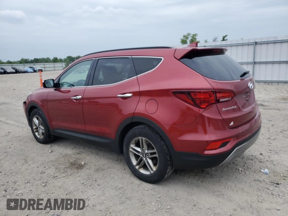 2018 Hyundai Santa Fe 2.4L with VIN 5XYZUDLB4JG505969, listed as a Copart auction lot 61583205 with 137,607 mi miles and Clean title. Bid and sale history available at DreamBid. Image 2.