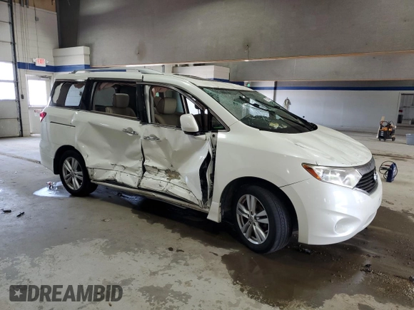 2014 Nissan Quest SL with VIN JN8AE2KP2E9106257, listed as a Copart auction lot 53432815 with 140,038 mi miles and Salvage Title. Bid and sale history available at carsss.com. Image 4.