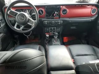 2022 Jeep Gladiator Rubicon with VIN 1C6JJTBG6NL118998, listed as a Copart auction lot 81451814 with 61,125 mi miles and Salvage title. Bid and sale history available at DreamBid. Image 8.