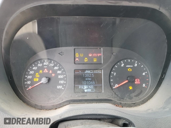 2020 Mercedes-Benz Sprinter Cargo with VIN W1W4ECHY6LT029878, listed as a Copart auction lot 46872134 with 101,066 mi miles and . Bid and sale history available at carsss.com. Image 9.