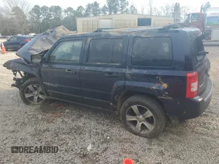 2016 Jeep Patriot High Altitude Edition with VIN 1C4NJRFB5GD746995, listed as a Copart auction lot 46976165 with Not Provided miles and Salvage Title. Bid and sale history available at carsss.com. Image 2.
