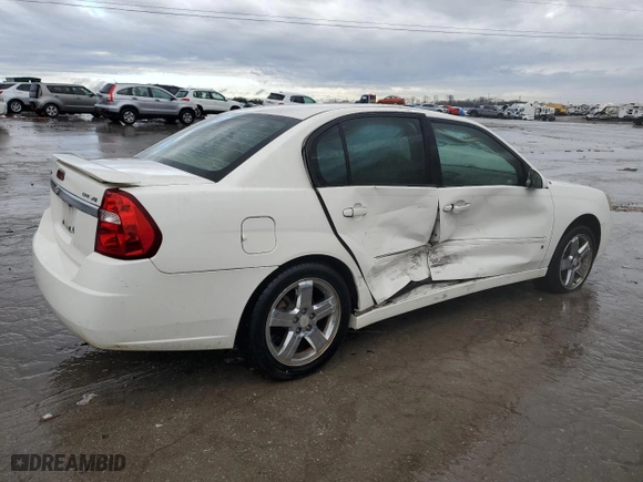 2007 Chevrolet Malibu LTZ with VIN 1G1ZU57N67F301754, listed as a Copart auction lot 86716424 with 140,437 mi miles and Salvage Title. Bid and sale history available at carsss.com. Image 3.