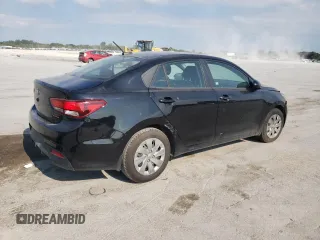 2020 Kia Rio LX with VIN 3KPA24AD2LE260614, listed as a Copart auction lot 66789654 with 99,923 mi miles and Salvage Title. Bid and sale history available at carsss.com. Image 3.