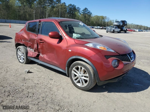 2012 Nissan Juke SL with VIN JN8AF5MRXCT105290, listed as a Copart auction lot 49833925 with 128,185 mi miles and Salvage Title. Bid and sale history available at carsss.com. Image 4.