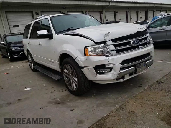 2017 Ford Expedition Platinum with VIN 1FMJU1MT9HEA80055, listed as a Copart auction lot 53562945 with 117,782 mi miles and Salvage title. Bid and sale history available at DreamBid. Image 12.