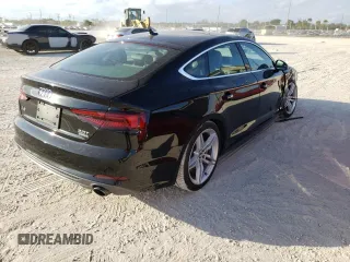 2018 Audi A5 Sportback Premium Plus with VIN WAUENCF58JA104370, listed as a Copart auction lot 70603721 with 37,687 mi miles. Bid and sale history available at carsss.com. Image 4.