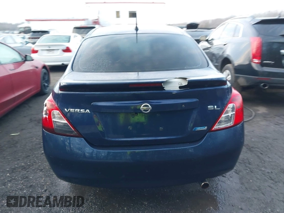 2014 Nissan Versa SV with VIN 3N1CN7AP3EL822730, listed as a IAAI auction lot 41504683 with 96,805 mi miles. Bid and sale history available at carsss.com. Image 16.