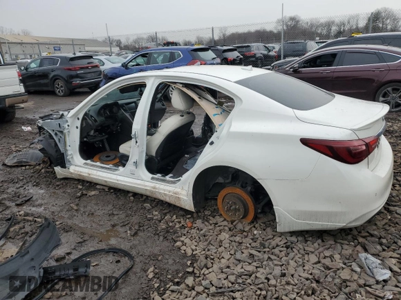 2020 Infiniti Q50 Red Sport 400 с VIN JN1FV7AP3LM630188, выставлен на аукционе Copart как лот 44152815 с пробегом Не указан миль и Списание • Salvage title. История ставок и продаж доступна на DreamBid. Изображение 2.