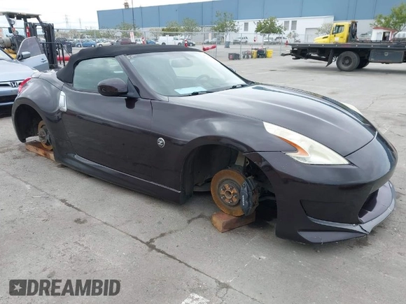 2010 Nissan 370Z Touring with VIN JN1AZ4FH3AM301311, listed as a IAAI auction lot 41976379 with 51,347 mi miles. Bid and sale history available at carsss.com. Image 1.