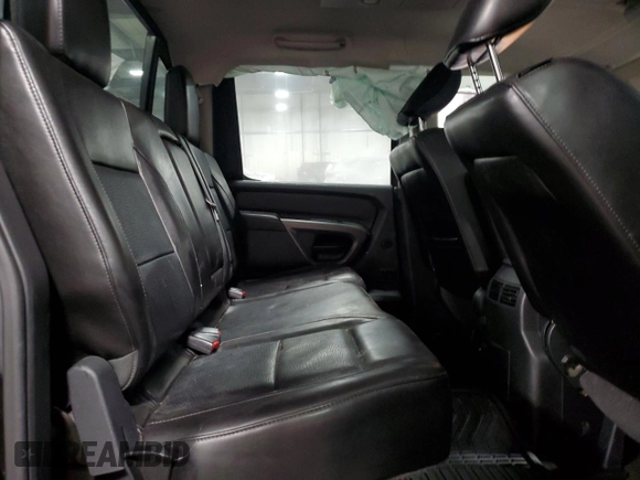 2015 Nissan Titan SV with VIN 1N6AA0EC9FN510828, listed as a Copart auction lot 43855205 with 63,512 mi miles and Salvage title. Bid and sale history available at DreamBid. Image 11.