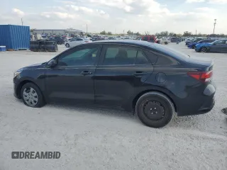 2021 Kia Rio LX with VIN 3KPA24AD7ME417409, listed as a Copart auction lot 47613345 with 100,196 mi miles and Salvage Title. Bid and sale history available at DreamBid. Image 2.