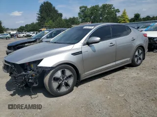 2013 Kia Optima Hybrid LX with VIN KNAGM4AD2D5057303, listed as a Copart auction lot 65428374 with 168,513 mi miles and Salvage Title. Bid and sale history available at carsss.com. Image 1.