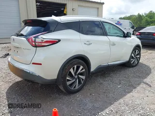 2015 Nissan Murano Platinum z VIN 5N1AZ2MG5FN204541, wystawiony jako IAAI lot #42225020 z przebiegiem 145 900 mil mil oraz . Historia ofert i sprzedaży dostępna na DreamBid. Obrazek 4.