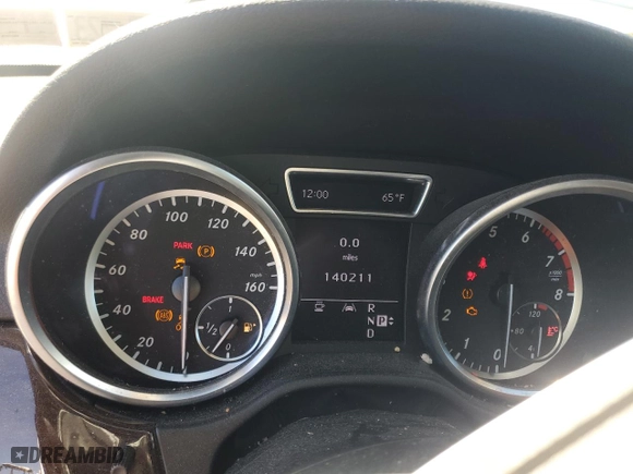 2012 Mercedes-Benz M-Class ML 350 with VIN 4JGDA5HB0CA026545, listed as a Copart auction lot 48912395 with 140,211 mi miles and Clean Title. Bid and sale history available at carsss.com. Image 9.