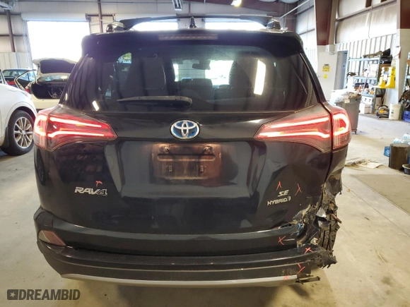 2017 Toyota RAV4 Hybrid SE with VIN JTMJJREV4HD112413, listed as a Copart auction lot 88171225 with 66,155 mi miles and Salvage Title. Bid and sale history available at carsss.com. Image 6.
