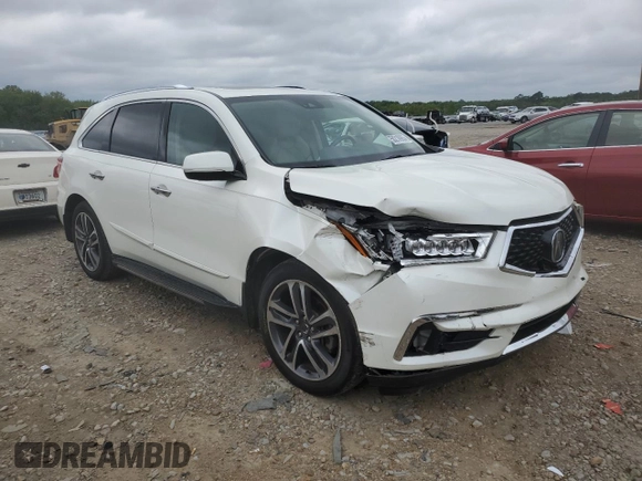 2017 Acura MDX w/Advance Pkg with VIN 5FRYD4H83HB033577, listed as a Copart auction lot 50218963 with 100,632 mi miles. Bid and sale history available at carsss.com. Image 4.