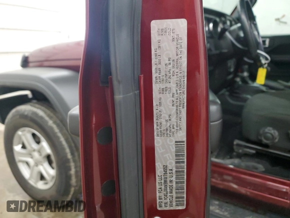 2021 Jeep Wrangler 80th Anniversary with VIN 1C4GJXAN9MW784552, listed as a Copart auction lot 43357205 with 65,230 mi miles and Salvage Title. Bid and sale history available at DreamBid. Image 14.