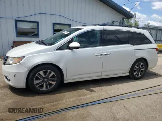 2014 Honda Odyssey Touring с VIN 5FNRL5H92EB088900, выставлен на аукционе Copart как лот 58402675 с пробегом 178 784 миль миль и Списание • Salvage title. История ставок и продаж доступна на DreamBid. Изображение 1.