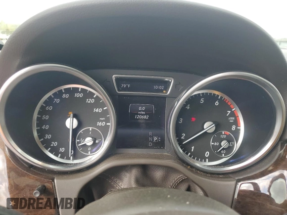 2015 Mercedes-Benz M ML 350 with VIN 4JGDA5JB9FA453494, listed as a Copart auction lot 51748755 with 120,682 mi miles and Clean Title. Bid and sale history available at carsss.com. Image 9.