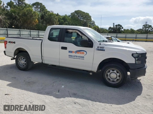 2017 Ford F-150 XL with VIN 1FTFX1EF7HFC82350, listed as a Copart auction lot 54180525 with 367,699 mi miles and Clean Title. Bid and sale history available at carsss.com. Image 4.
