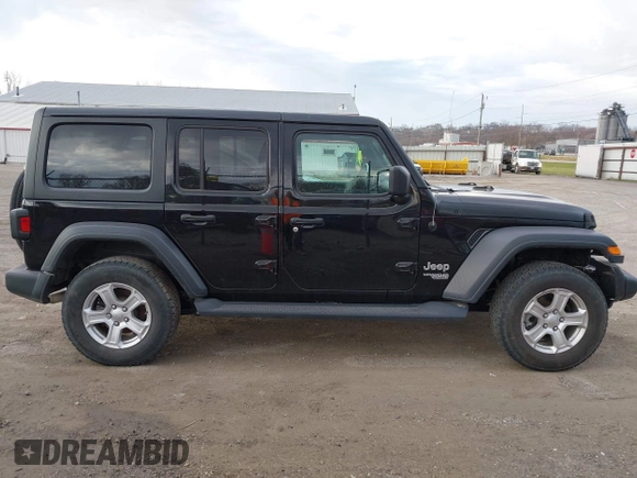 2018 Jeep Wrangler Unlimited Sport с VIN 1C4HJXDGXJW189576, выставлен на аукционе IAAI как лот 41906106 с пробегом 60 463 миль миль и . История ставок и продаж доступна на DreamBid. Изображение 13.