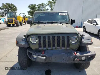 2021 Jeep Wrangler Unlimited Rubicon z VIN 1C4HJXFG6MW700458, wystawiony jako Copart lot #59791015 z przebiegiem 45 562 mil mil oraz Szkoda całkowita • Salvage title. Historia ofert i sprzedaży dostępna na DreamBid. Obrazek 5.