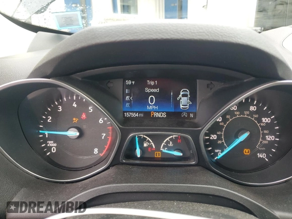2017 Ford Escape SE with VIN 1FMCU9G96HUD62487, listed as a Copart auction lot 55266135 with 157,554 mi miles and Salvage Title. Bid and sale history available at carsss.com. Image 9.