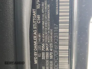 2015 Mercedes-Benz G 63 AMG с VIN WDCYC7DF6FX231187, выставлен на аукционе Copart как лот 53259135 с пробегом 77 242 миль миль и Списание • Salvage title. История ставок и продаж доступна на DreamBid. Изображение 13.
