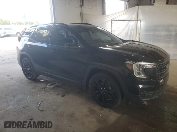 2022 GMC Terrain SLT with VIN 3GKALPEV8NL249461, listed as a Copart auction lot 58005375 with 26,754 mi miles and Salvage title. Bid and sale history available at DreamBid. Image 4.