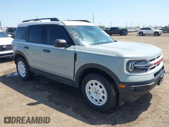 2023 Ford Bronco Sport Heritage с VIN 3FMCR9G60PRD88788, выставлен на аукционе IAAI как лот 41992912 с пробегом 30 107 миль миль и . История ставок и продаж доступна на DreamBid. Изображение 1.
