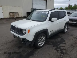2018 Jeep Renegade Altitude with VIN ZACCJABB5JPH44283, listed as a Copart auction lot 56946415 with 67,868 mi miles and Salvage title. Bid and sale history available at DreamBid. Image 1.