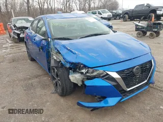 2021 Nissan Sentra SV with VIN 3N1AB8CV0MY271062, listed as a IAAI auction lot 41561631 with 65,999 mi miles and . Bid and sale history available at DreamBid. Image 1.