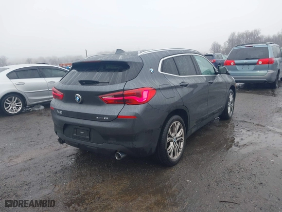 2019 BMW X2 xDrive28i with VIN WBXYJ5C56K5N71179, listed as a IAAI auction lot 41566845 with 43,843 mi miles. Bid and sale history available at carsss.com. Image 4.