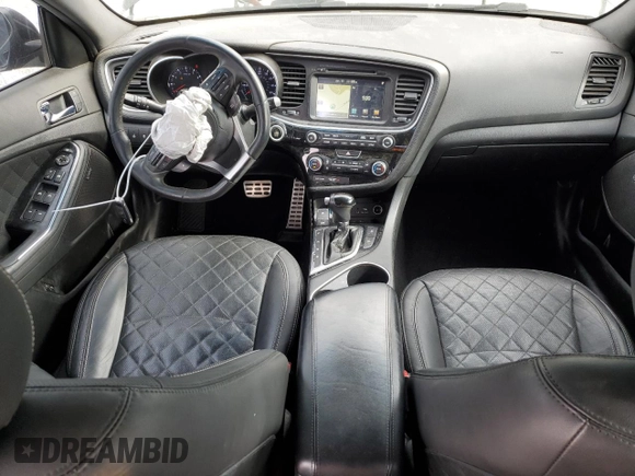 2015 Kia Optima SXL Turbo with VIN 5XXGR4A66FG461497, listed as a Copart auction lot 42052545 with 145,300 mi miles and Salvage Title. Bid and sale history available at DreamBid. Image 8.