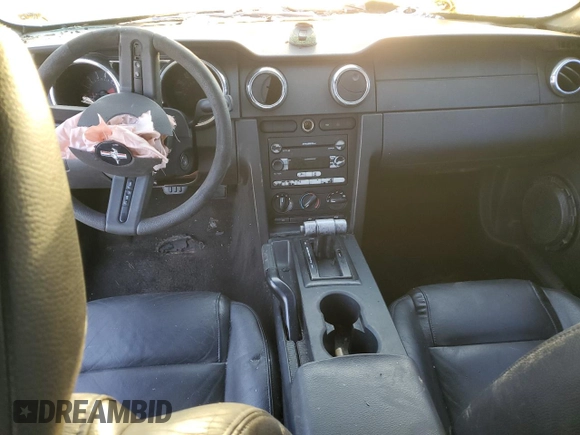 2005 Ford Mustang Deluxe with VIN 1ZVFT80N055136244, listed as a Copart auction lot 74286744 with 0 mi miles and Salvage Title. Bid and sale history available at carsss.com. Image 8.