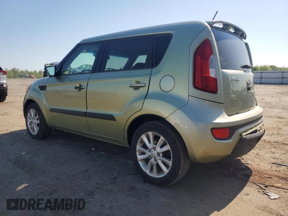 2012 Kia Soul + with VIN KNDJT2A68C7441090, listed as a Copart auction lot 55031315 with 91,288 mi miles and Salvage Title. Bid and sale history available at DreamBid. Image 2.