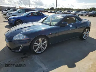 2010 Jaguar XK with VIN SAJWA4GB5ALB36425, listed as a Copart auction lot 74035264 with 0 mi miles and Salvage Title. Bid and sale history available at carsss.com. Image 1.