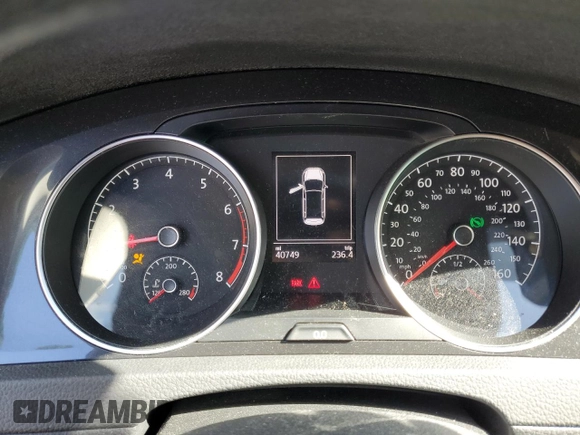 2018 Volkswagen Golf SportWagen S with VIN 3VWD17AU8JM763047, listed as a Copart auction lot 42017224 with 40,749 mi miles. Bid and sale history available at carsss.com. Image 9.
