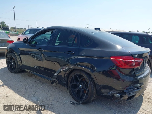 2018 BMW X6 xDrive50i with VIN 5UXKU6C58J0W39038, listed as a IAAI auction lot 40025654 with 106,080 mi miles. Bid and sale history available at carsss.com. Image 14.