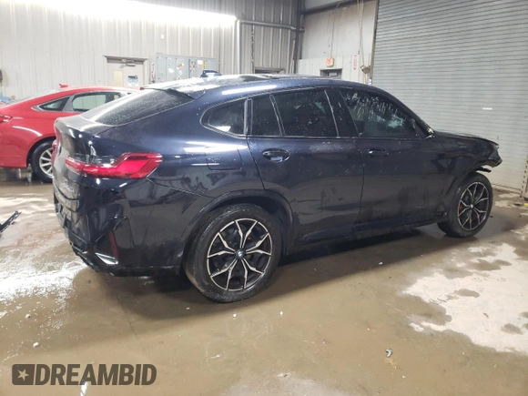 2024 BMW X4 M40i z VIN 5UX43DT07R9T60014, wystawiony jako Copart lot #83686604 z przebiegiem 15 048 mil mil oraz Szkoda całkowita • Salvage title. Historia ofert i sprzedaży dostępna na DreamBid. Obrazek 3.