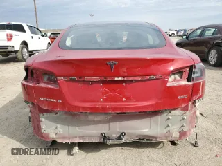 2015 Tesla Model S 85D with VIN 5YJSA1H20FF098488, listed as a Copart auction lot 50399335 with Not Provided miles and Salvage Title. Bid and sale history available at carsss.com. Image 6.
