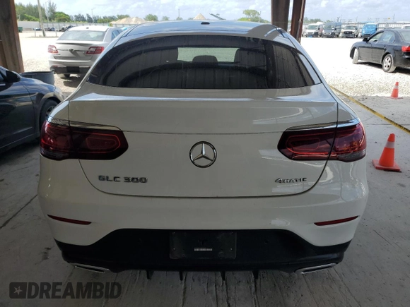 2021 Mercedes-Benz GLC 300 with VIN W1N0J8EB2MF930967, listed as a Copart auction lot 61205125 with 72,424 mi miles and Salvage title. Bid and sale history available at DreamBid. Image 6.