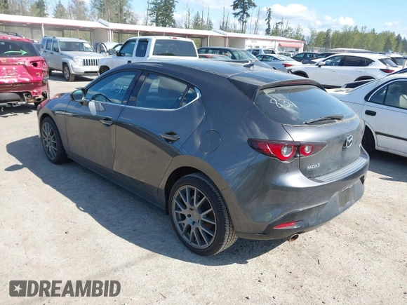 2022 Mazda Mazda3 Hatchback Premium with VIN JM1BPAML9N1518186, listed as a IAAI auction lot 42074112 with 23,722 mi miles. Bid and sale history available at carsss.com. Image 3.