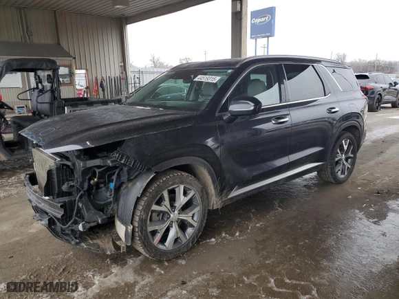 2020 Hyundai Palisade SEL with VIN KM8R3DHE3LU105338, listed as a Copart auction lot 44519315 with 134,946 mi miles and Salvage Title. Bid and sale history available at carsss.com. Image 1.