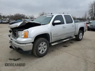 2013 GMC Sierra 1500 SLT with VIN 3GTP2WE75DG275821, listed as a Copart auction lot 43206415 with 141,117 mi miles and Salvage title. Bid and sale history available at DreamBid. Image 1.