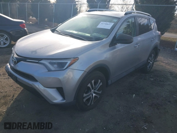 2016 Toyota RAV4 LE with VIN 2T3BFREV7GW538636, listed as a IAAI auction lot 41740617 with 59,102 mi miles. Bid and sale history available at carsss.com. Image 2.