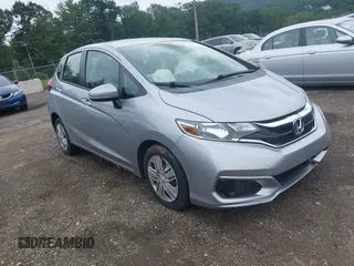 2019 Honda Fit LX with VIN 3HGGK5H45KM725916, listed as a IAAI auction lot 42654907 with 92,580 mi miles and . Bid and sale history available at DreamBid. Image 1.