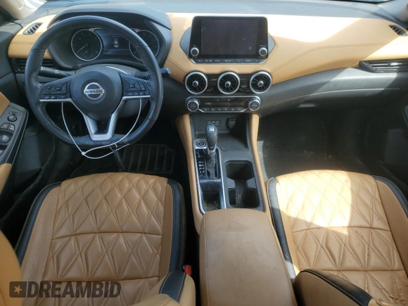 2021 Nissan Sentra SV with VIN 3N1AB8CV4MY279651, listed as a Copart auction lot 49442595 with 54,712 mi miles and Salvage Title. Bid and sale history available at DreamBid. Image 8.