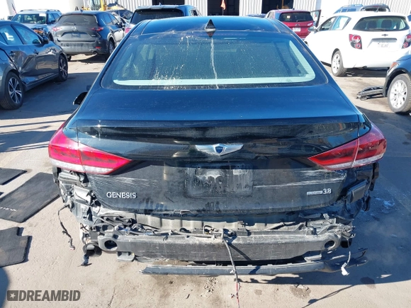 2016 Hyundai Genesis 3.8L with VIN KMHGN4JE6GU143843, listed as a IAAI auction lot 41291109 with 96,749 mi miles. Bid and sale history available at carsss.com. Image 17.
