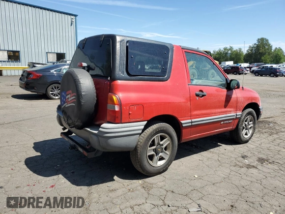 2002 Chevrolet Tracker with VIN 2CNBJ18C126919389, listed as a Copart auction lot 59916845 with Not provided miles and Salvage title. Bid and sale history available at DreamBid. Image 3.